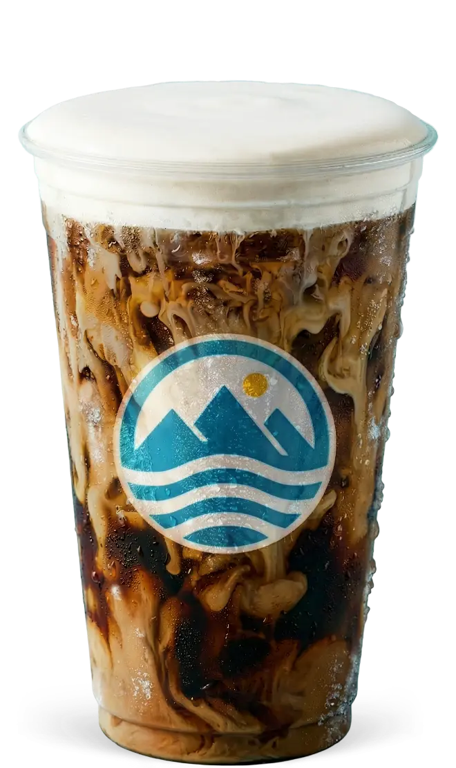 Cali Coffee with a creamy topping