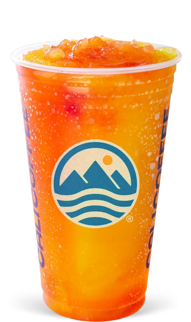 Cali Coffee colorful iced drink
